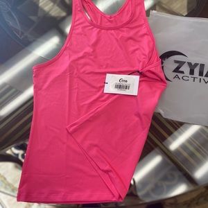 Zyia Active Pink Classic Racer Tank